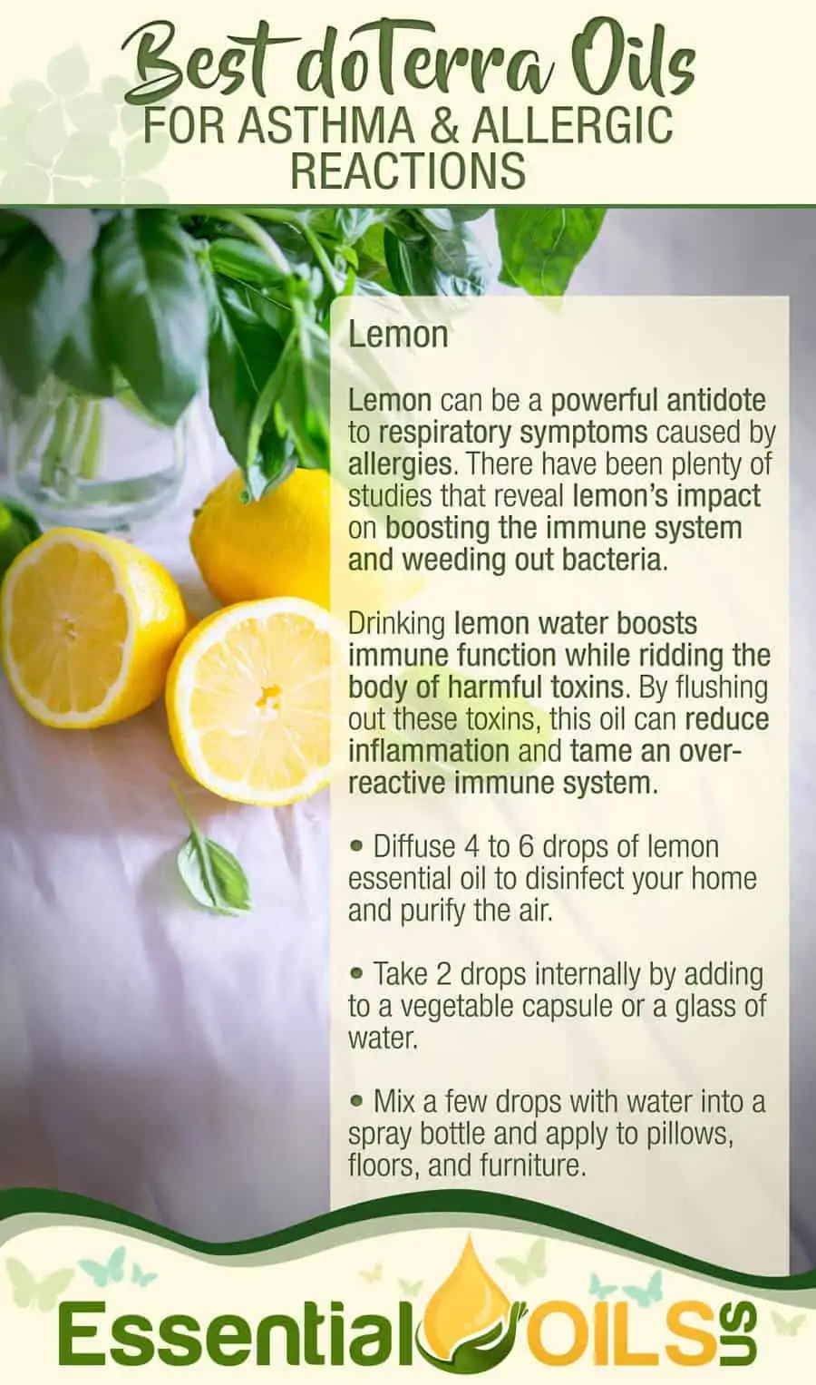 doTerra Essential Oils For Asthma And Allergy - Lemon